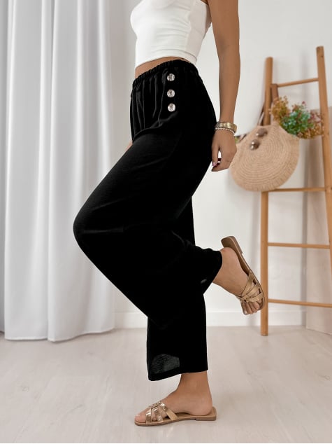 SPODNIE ATOMES CZARNE