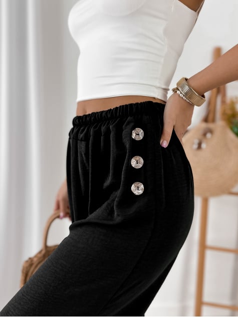 SPODNIE ATOMES CZARNE