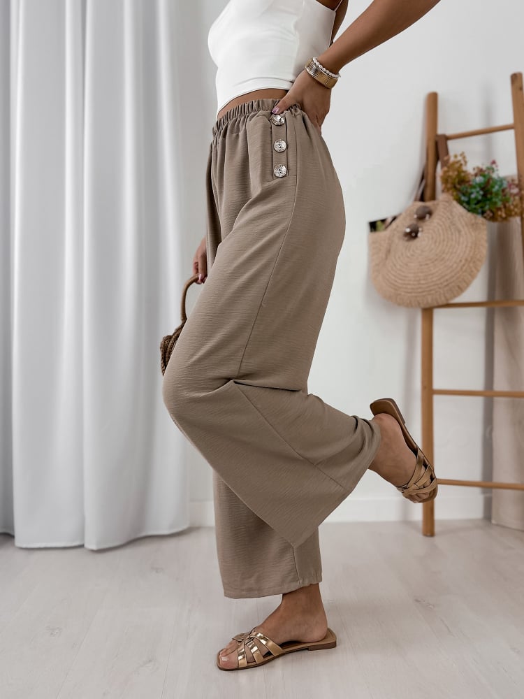 SPODNIE ATOMES CIEMNOBEŻOWE