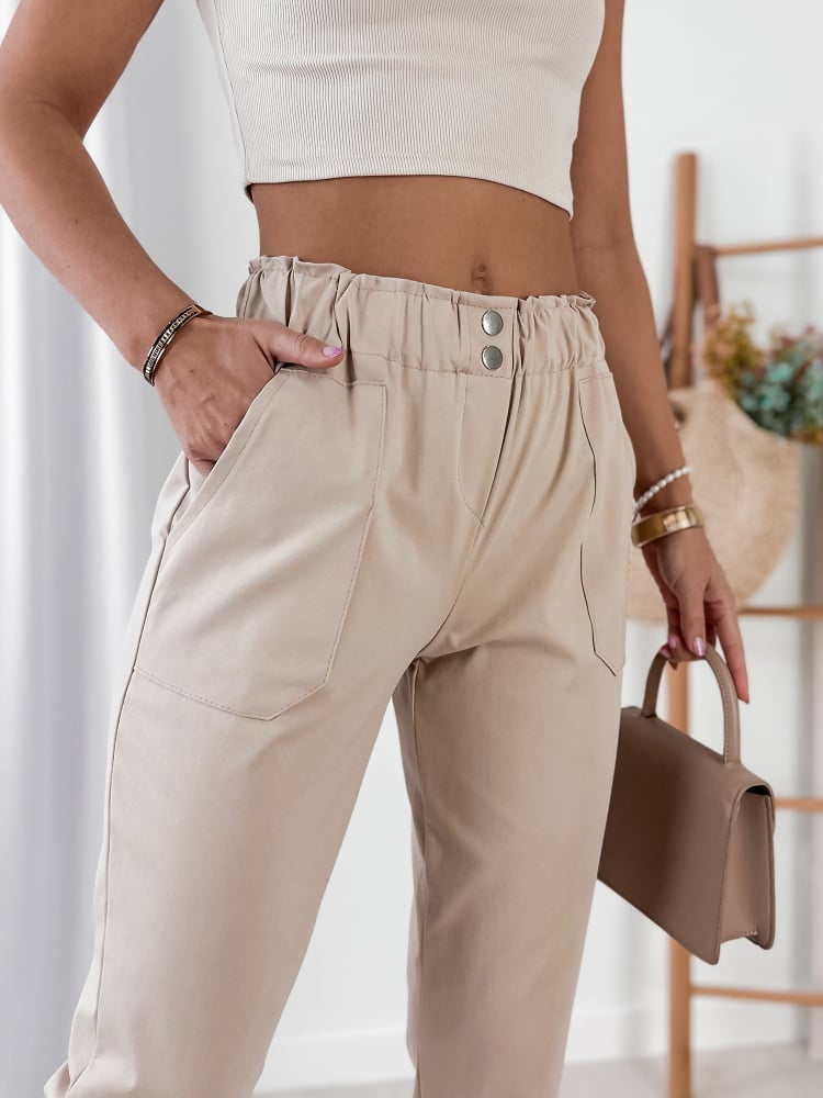 SPODNIE MALOS BEŻOWE