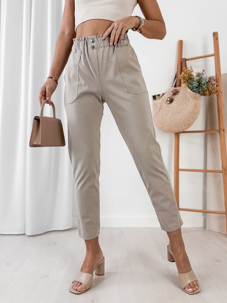 SPODNIE MALOS CIEMNOBEŻOWE