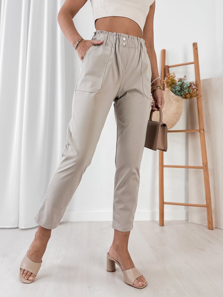 SPODNIE MALOS CIEMNOBEŻOWE