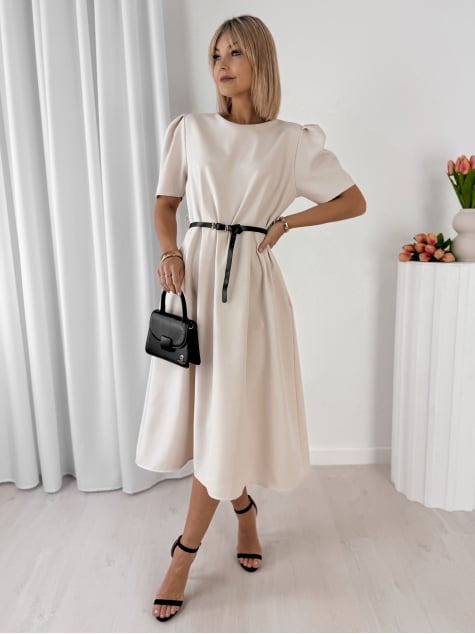 SUKIENKA FABRISSA BEŻOWA
