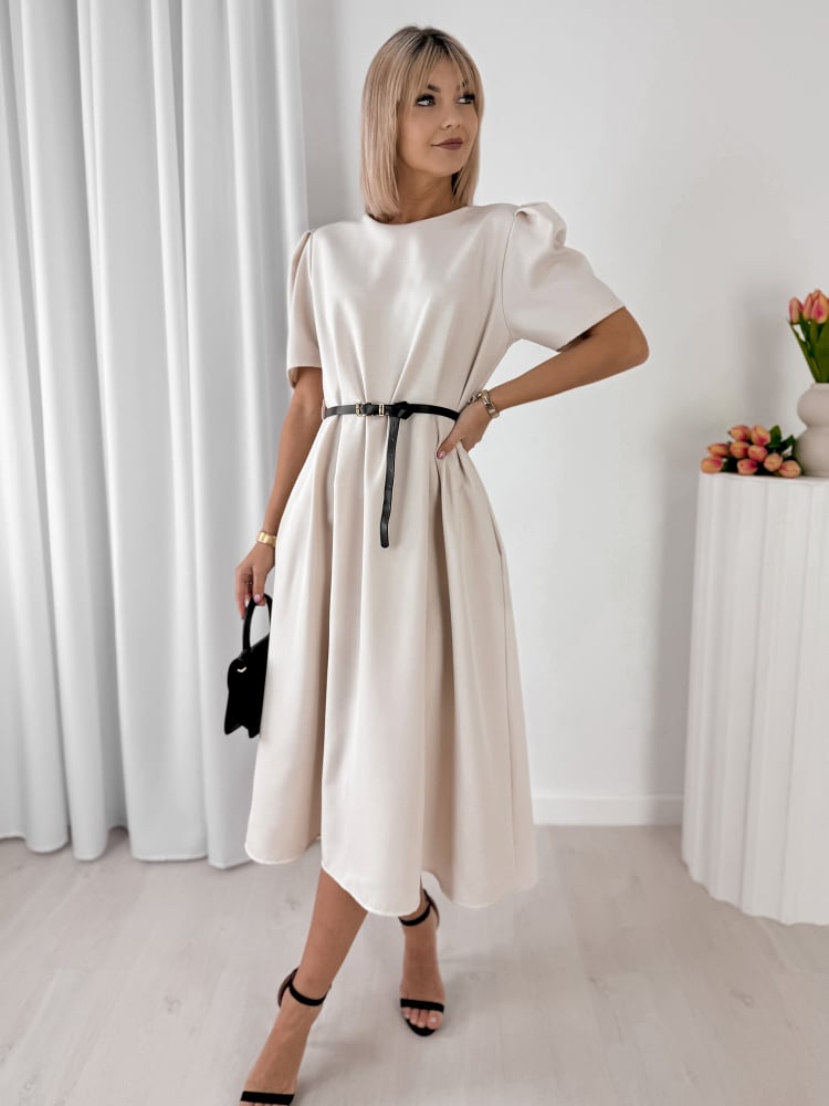 SUKIENKA FABRISSA BEŻOWA