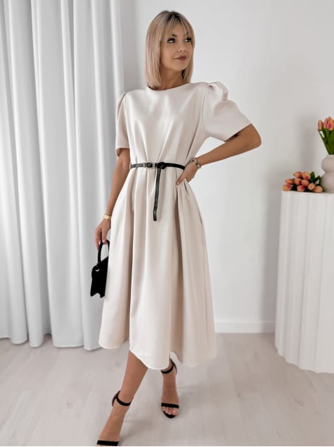 SUKIENKA FABRISSA BEŻOWA