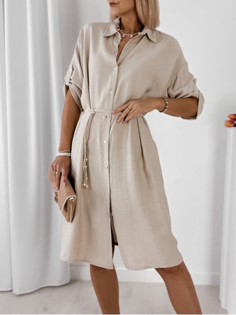 SUKIENKA POULIA BEŻOWA