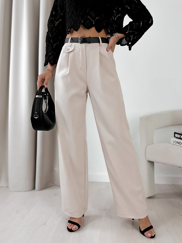 SPODNIE TYLAI BEŻOWE