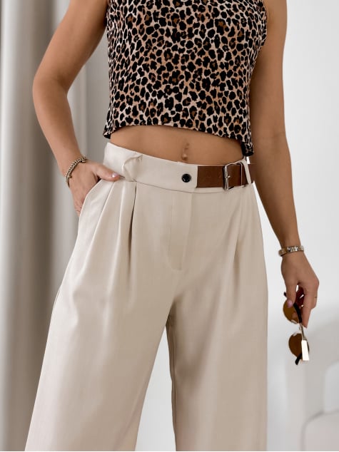 SPODNIE GAELLA BEŻOWE