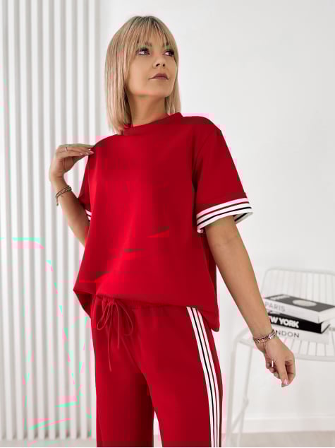 KOMPLET BUENNA CZERWONY