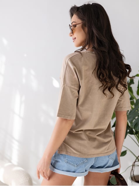 BLUZKA AMVYA BEŻOWA