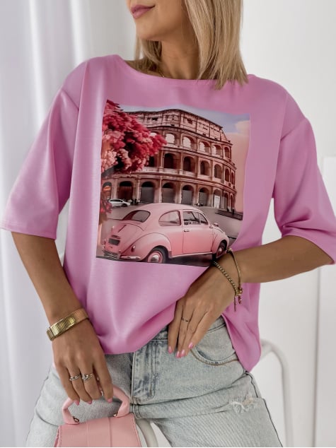 BLUZKA ALAROMA LILIOWY