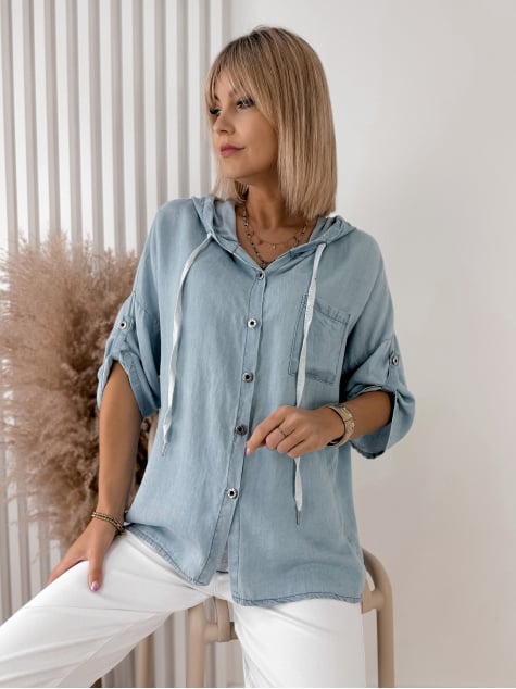 KOSZULA SARELO NIEBIESKA