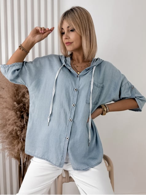 KOSZULA SARELO NIEBIESKA