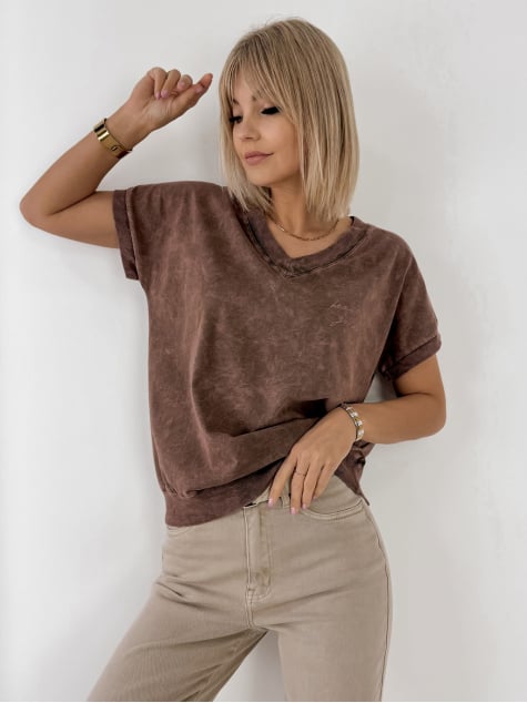 BLUZKA SELORA BRĄZOWA
