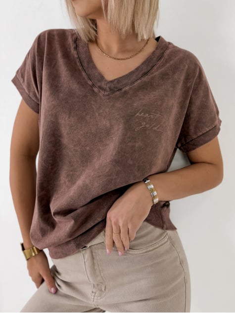 BLUZKA SELORA BRĄZOWA