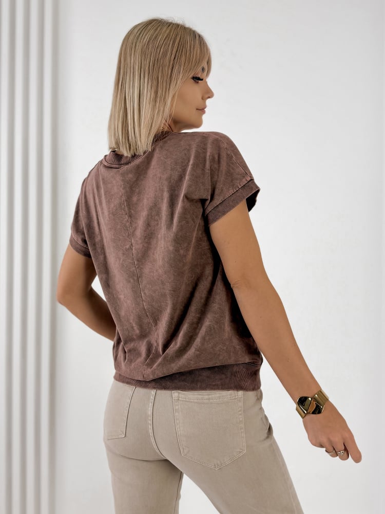 BLUZKA SELORA BRĄZOWA