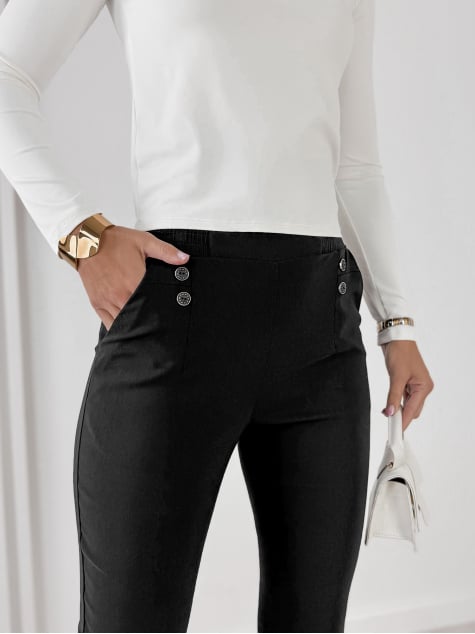 SPODNIE SERENTA CZARNE