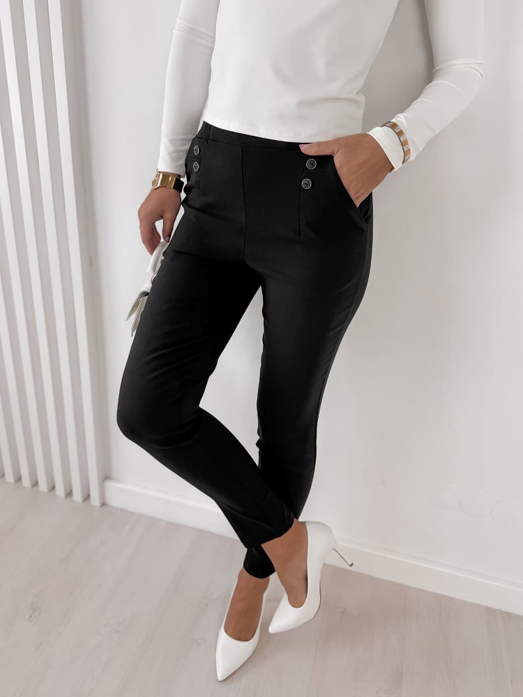 SPODNIE SERENTA CZARNE SPODNIE SERENTA CZARNE