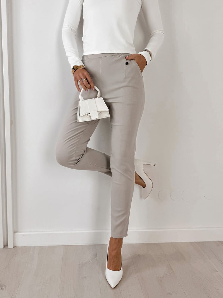 SPODNIE SERENTA BEŻOWE