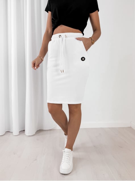 SPÓDNICA OMARI BIAŁA