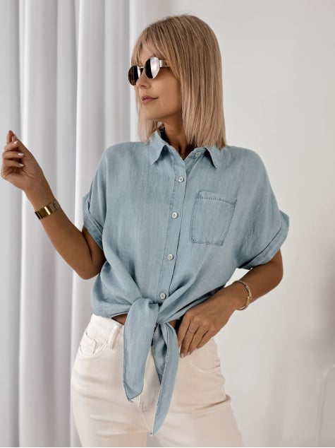 KOSZULA TARMO JASNONIEBIESKA