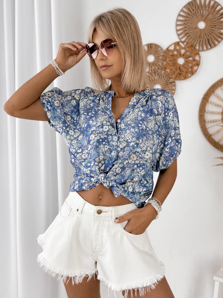 KOSZULA SUMMER NIEBIESKA