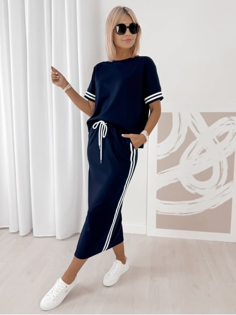 KOMPLET SAVELA GRANATOWY