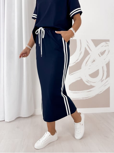 KOMPLET SAVELA GRANATOWY