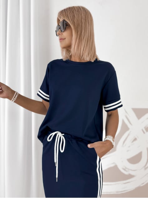 KOMPLET SAVELA GRANATOWY