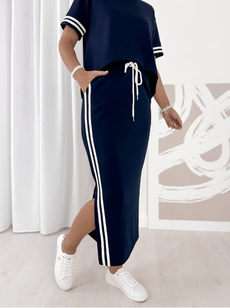 KOMPLET SAVELA GRANATOWY