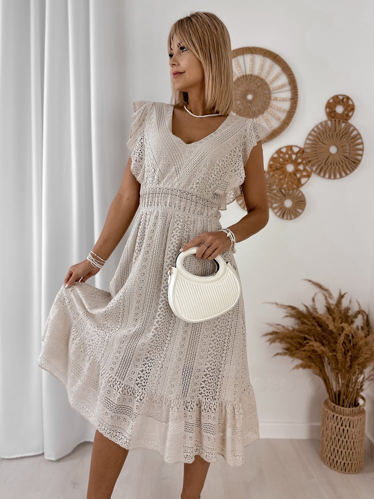 SUKIENKA HERMIONE BEŻOWA