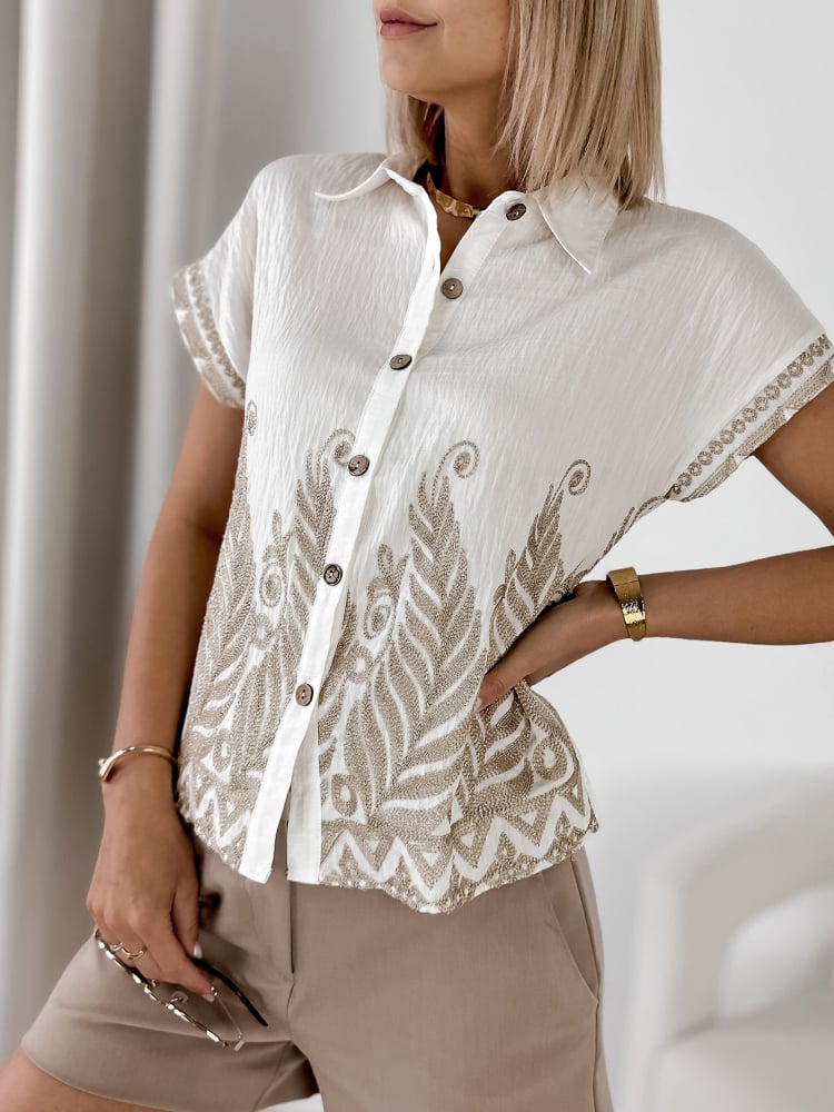 KOSZULA CALVANI ECRU