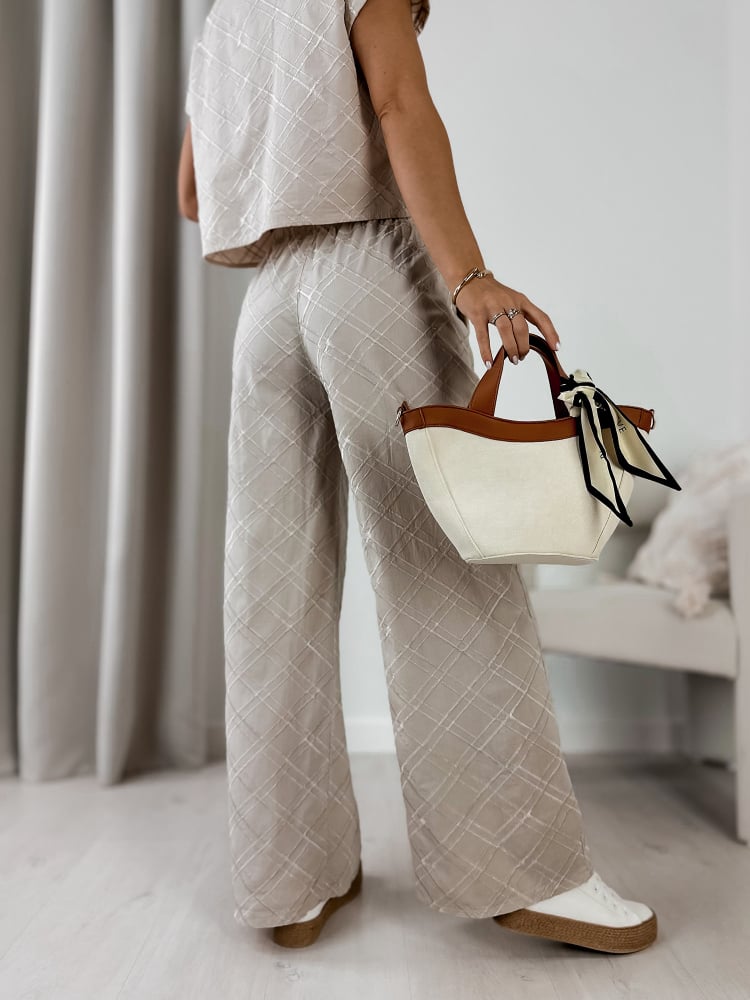 SPODNIE MAREZA BEŻOWE