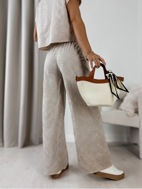 SPODNIE MAREZA BEŻOWE