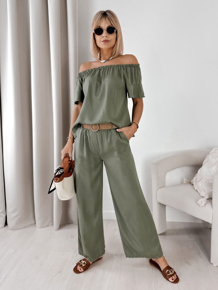 SPODNIE ENESSA KHAKI