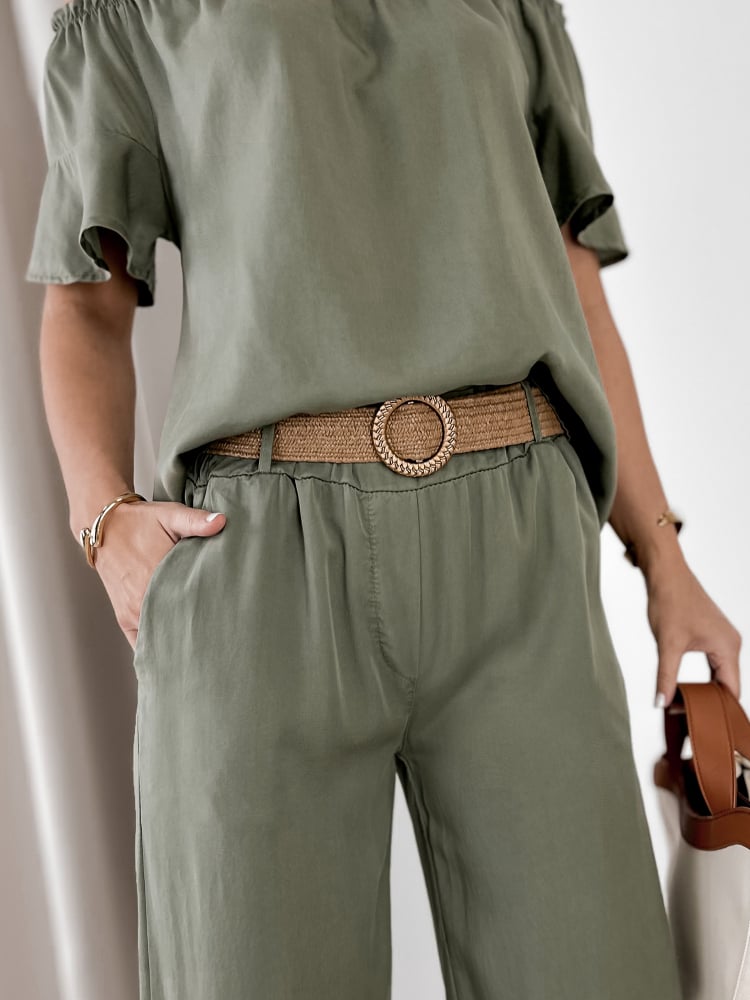 SPODNIE ENESSA KHAKI