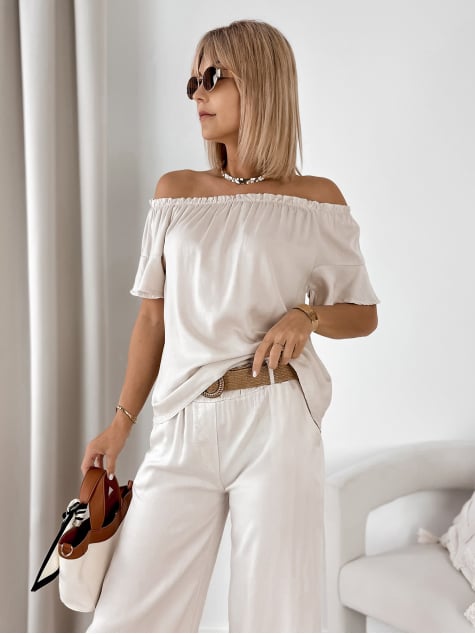 BLUZKA ENESSA BEŻOWA