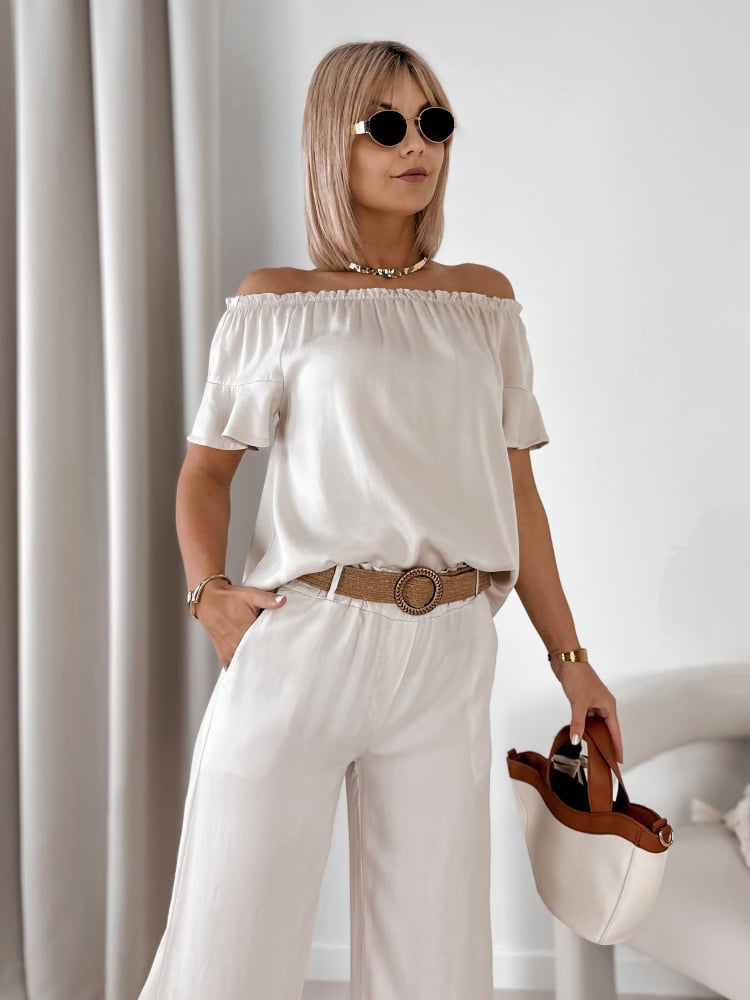 BLUZKA ENESSA BEŻOWA