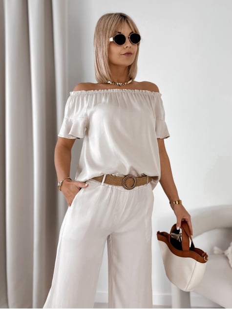 BLUZKA ENESSA BEŻOWA