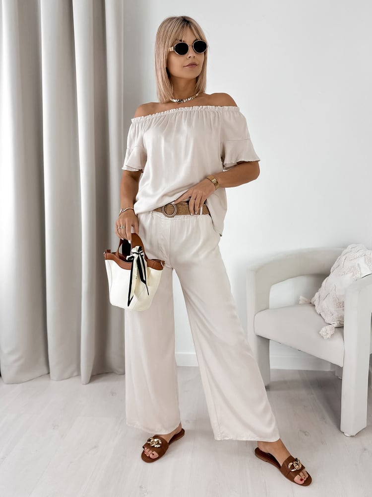 BLUZKA ENESSA BEŻOWA