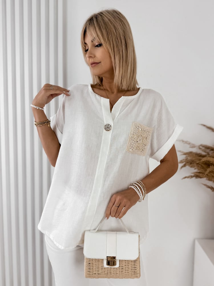 BLUZKA VALNIA BIAŁA