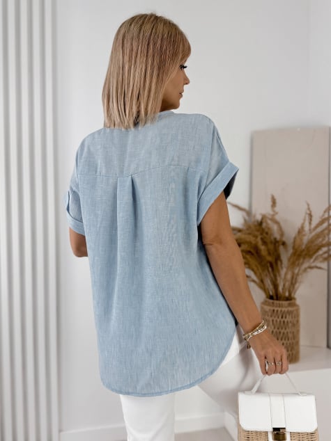BLUZKA VALNIA BŁĘKITNA