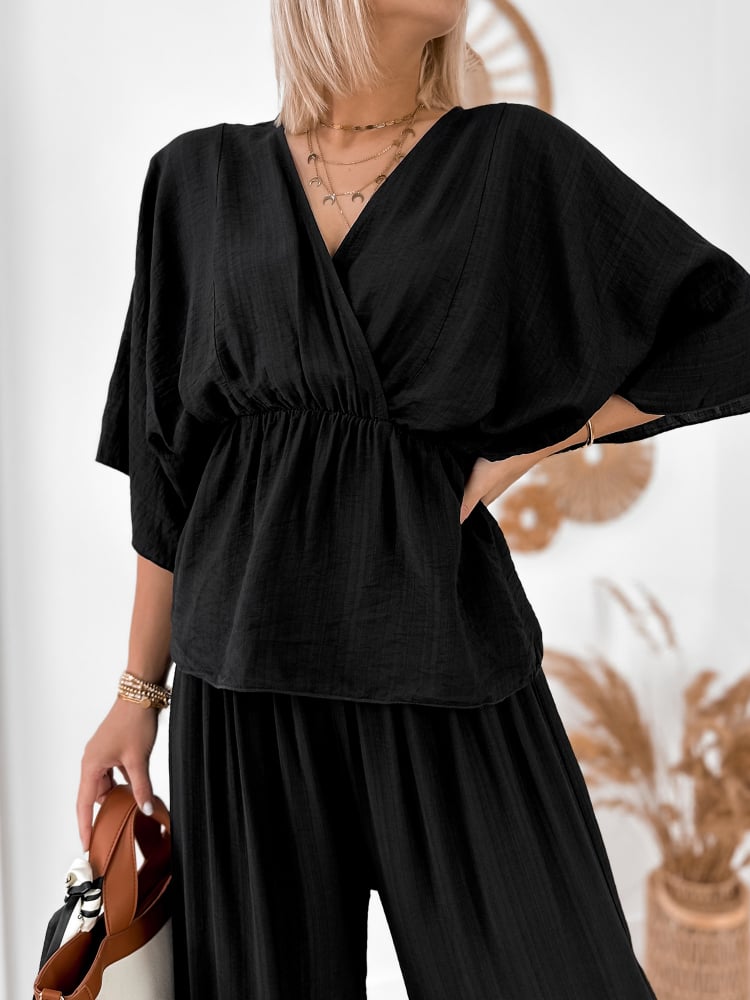 KOMPLET FALONA CZARNY