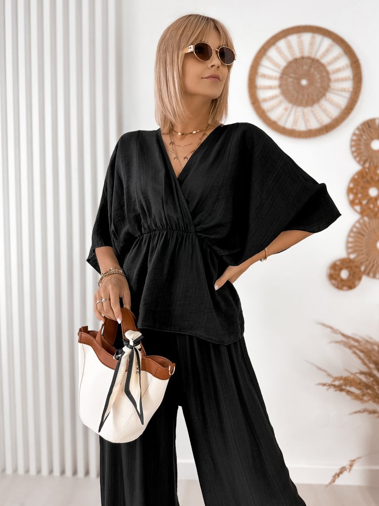 KOMPLET FALONA CZARNY