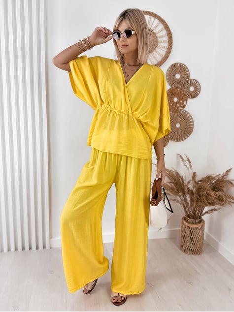 KOMPLET FALONA ZÓŁTY