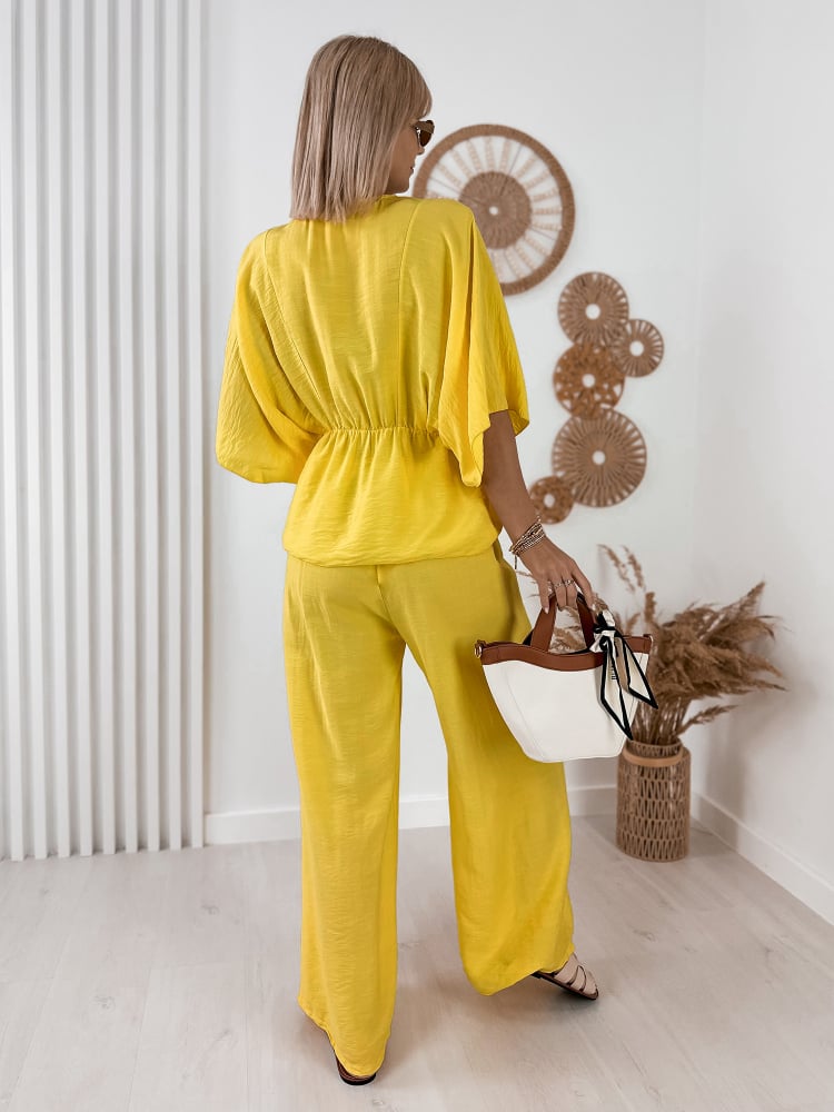 KOMPLET FALONA ZÓŁTY