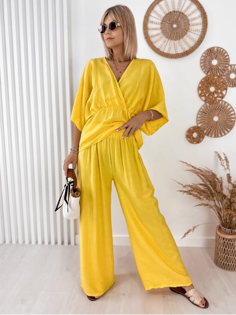 KOMPLET FALONA ZÓŁTY