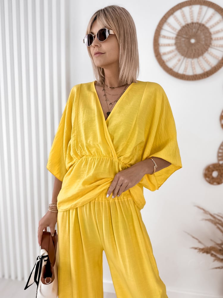 KOMPLET FALONA ZÓŁTY