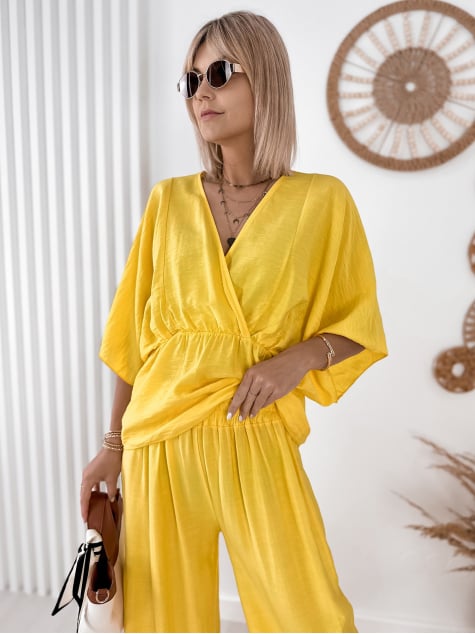 KOMPLET FALONA ZÓŁTY