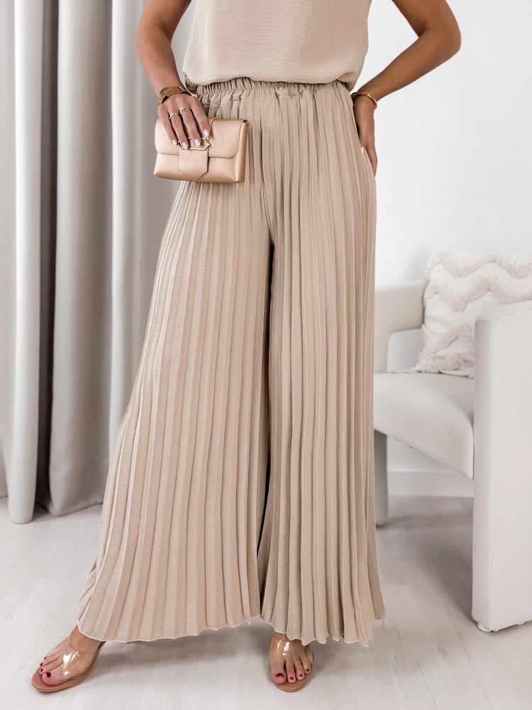 KOMPLET YARENA BEŻOWY